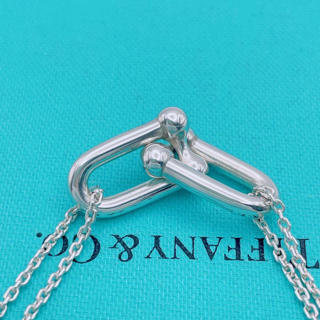 Tiffany & Co. ハードウェア　ダブルリンク　ネックレス　チェーン