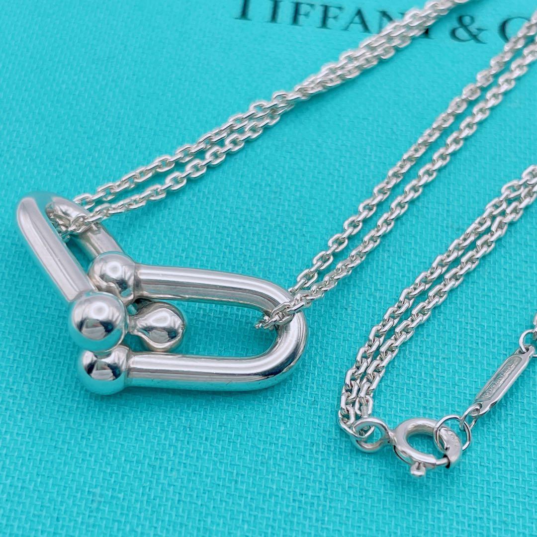 Tiffany & Co. ハードウェア　ダブルリンク　ネックレス　チェーン