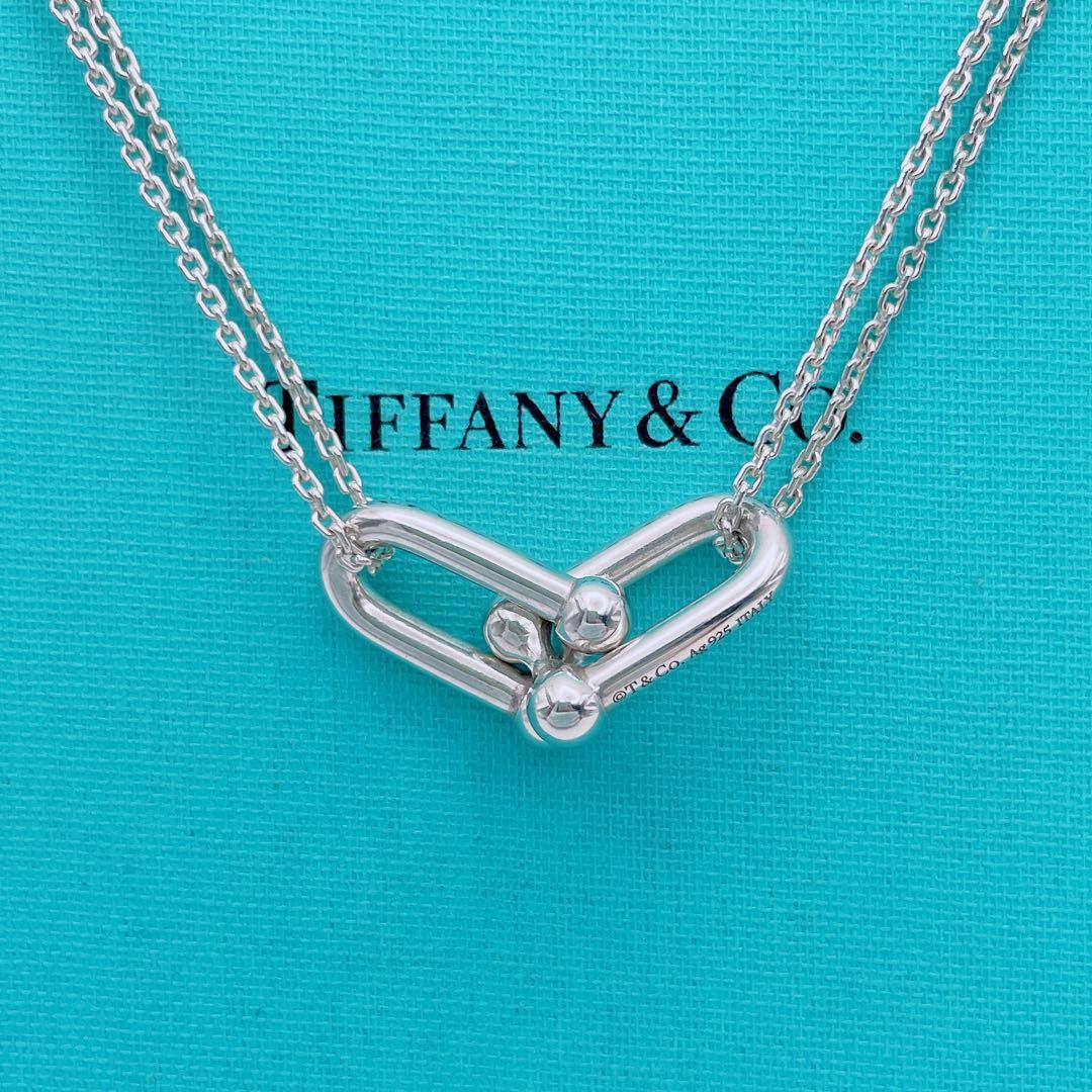 Tiffany & Co. ハードウェア　ダブルリンク　ネックレス　チェーン