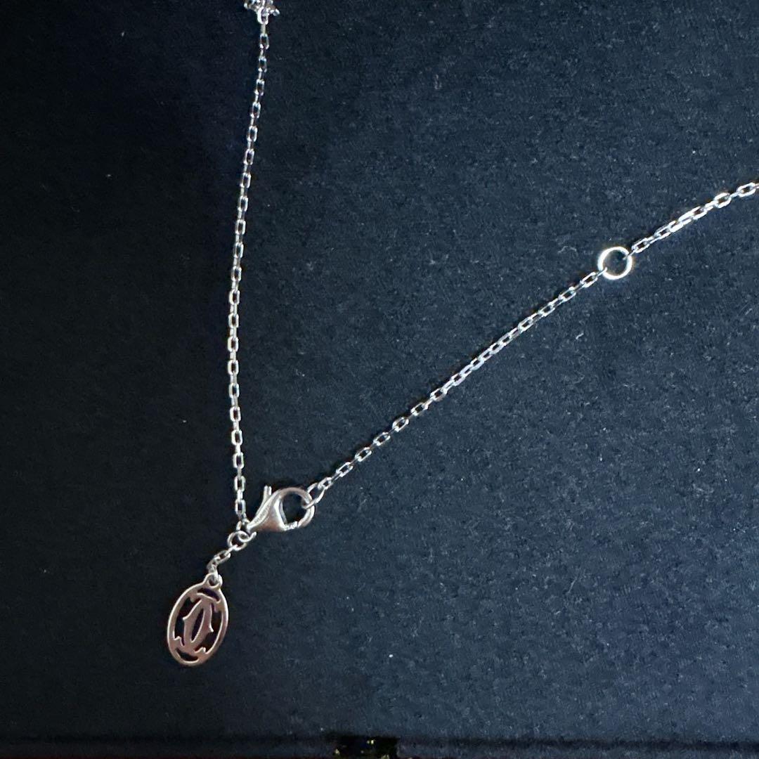 ko56さんせんようCartier シルバー ネックレス ロゴチャーム付き