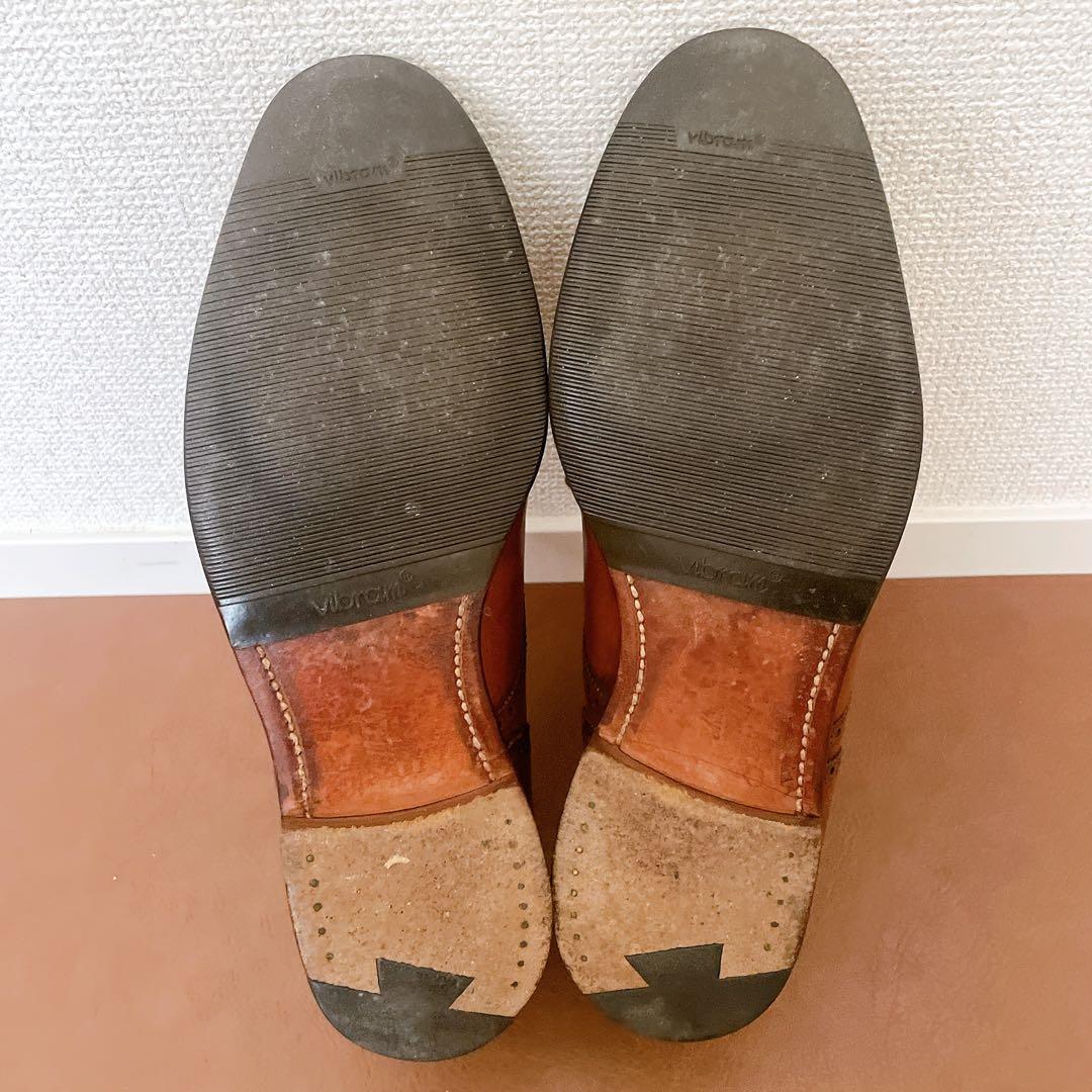 JOSEPH CHEANEY&SONS ダービー UK8.0F ライトブラウン