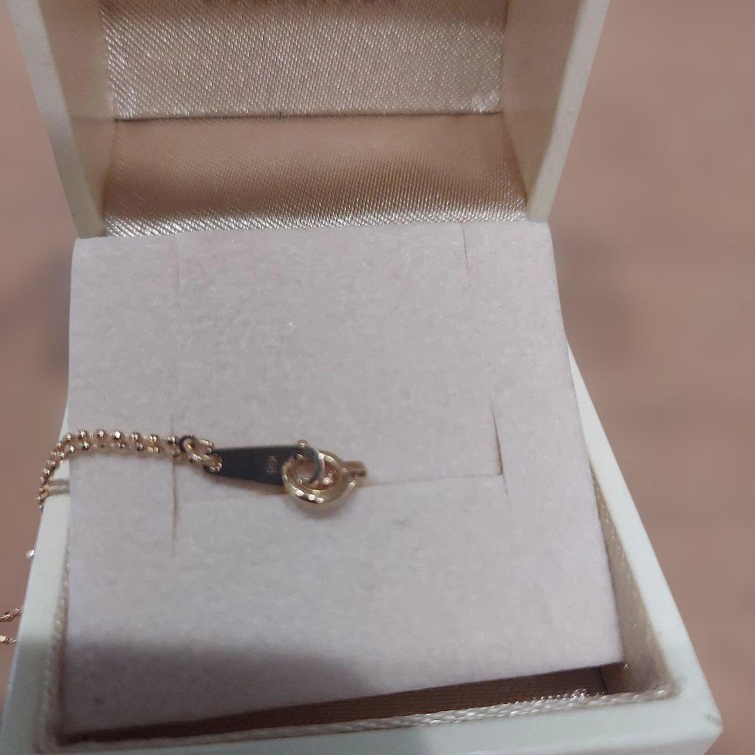 K18ハート型ペンダント ネックレス