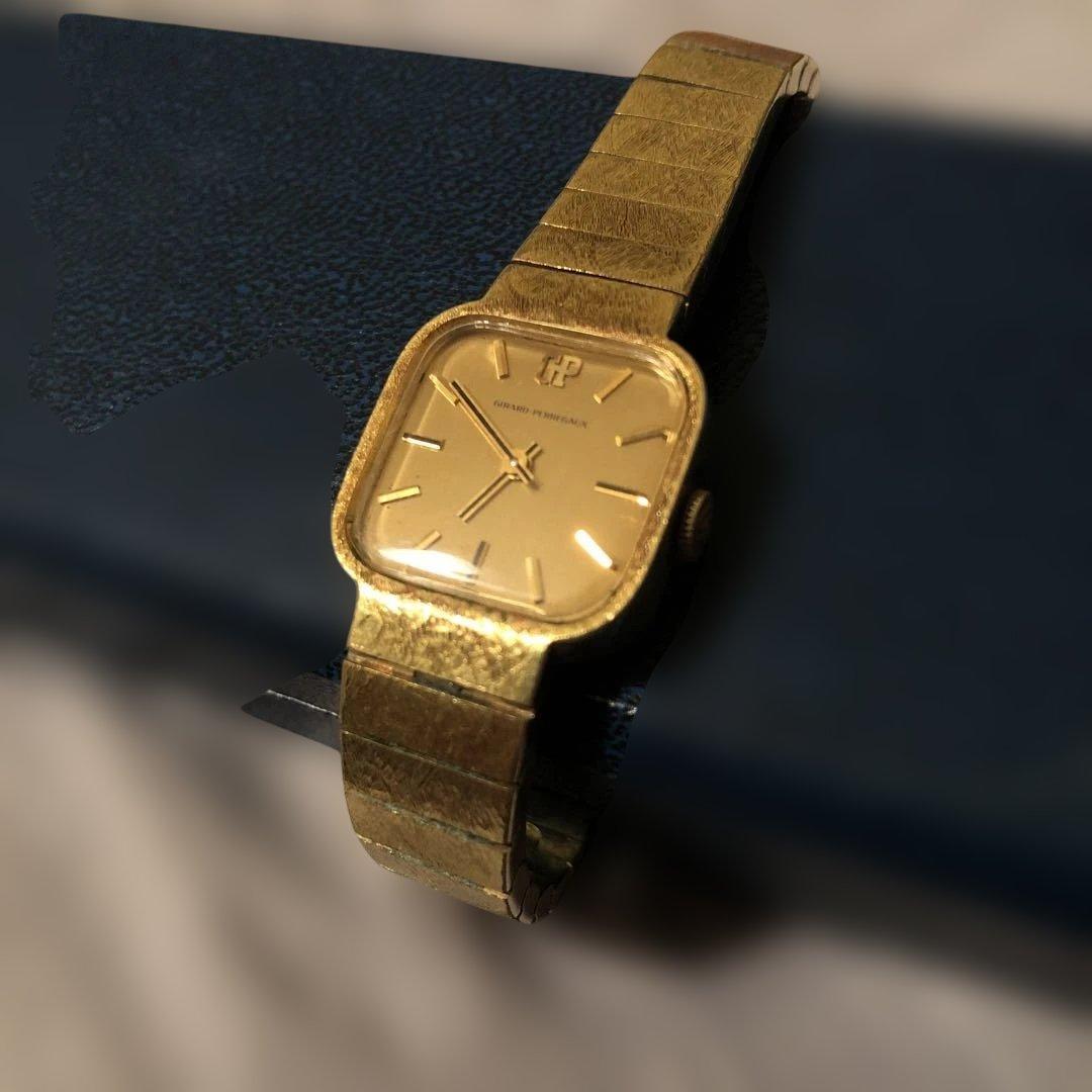 GIRARD-PERREGAUX ジラールペルゴ ゴールド文字盤 手巻き 腕時計
