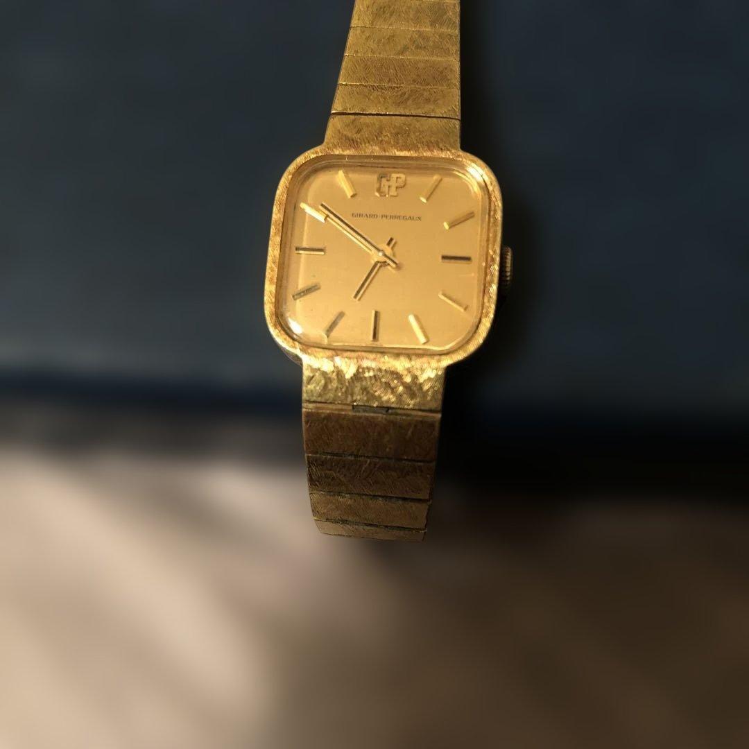 GIRARD-PERREGAUX ジラールペルゴ ゴールド文字盤 手巻き 腕時計