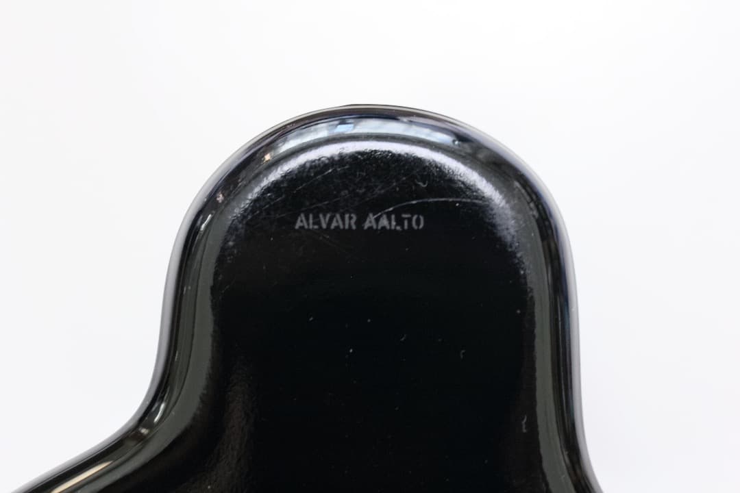 5412 アアルトベース 120mm ブラック　古いコバルトブルー　イッタラ