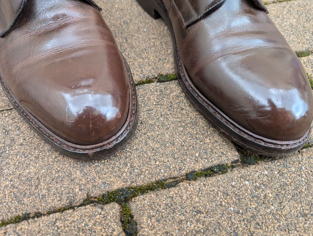 魅惑の東欧靴ハインリッヒディンケラッカープレーントゥ8 1/2訳有格安出品！