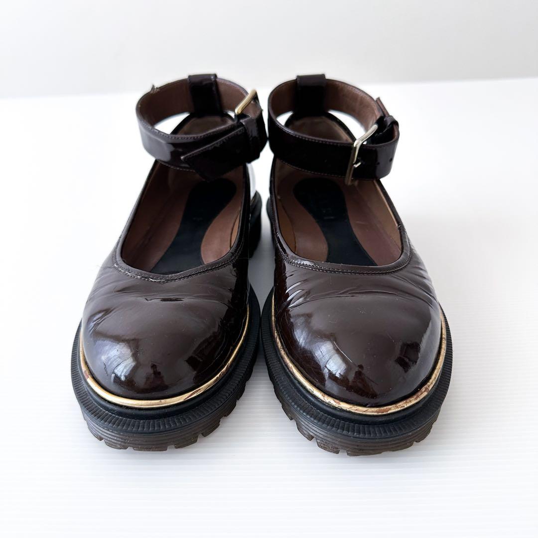 MARNI マルニ /厚底メリージェーン ダークブラウン
