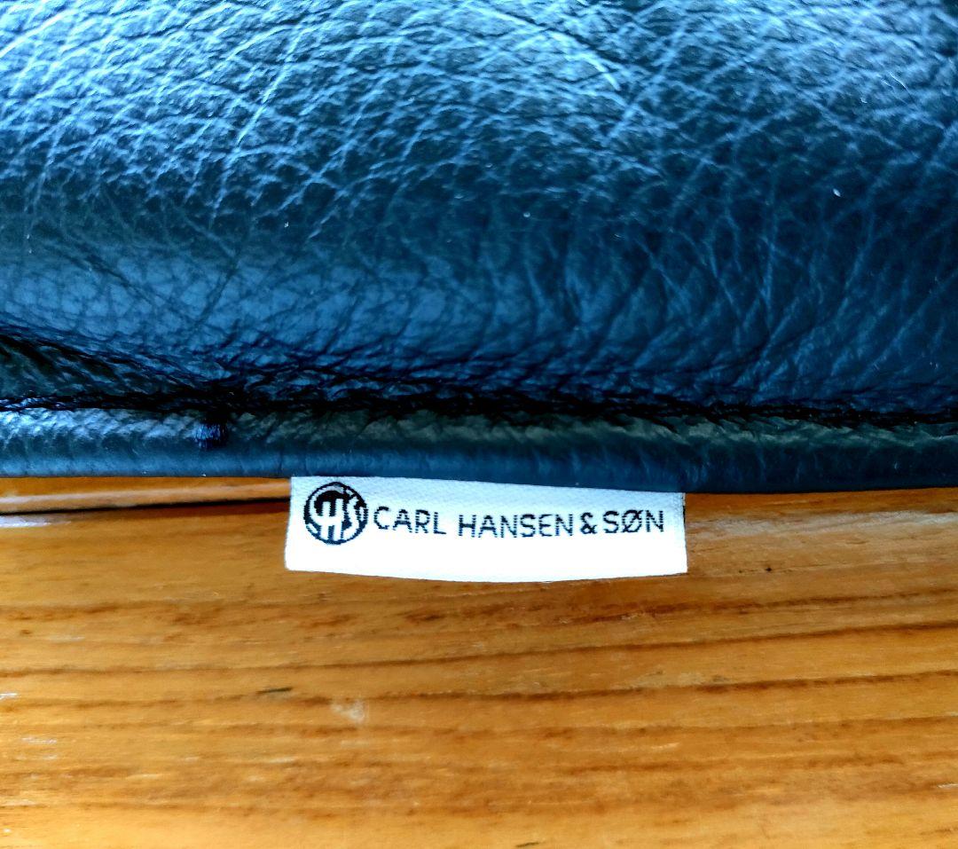 カールハンセン＆サン Yチェア専用クッション 正規品 ブラック レザー