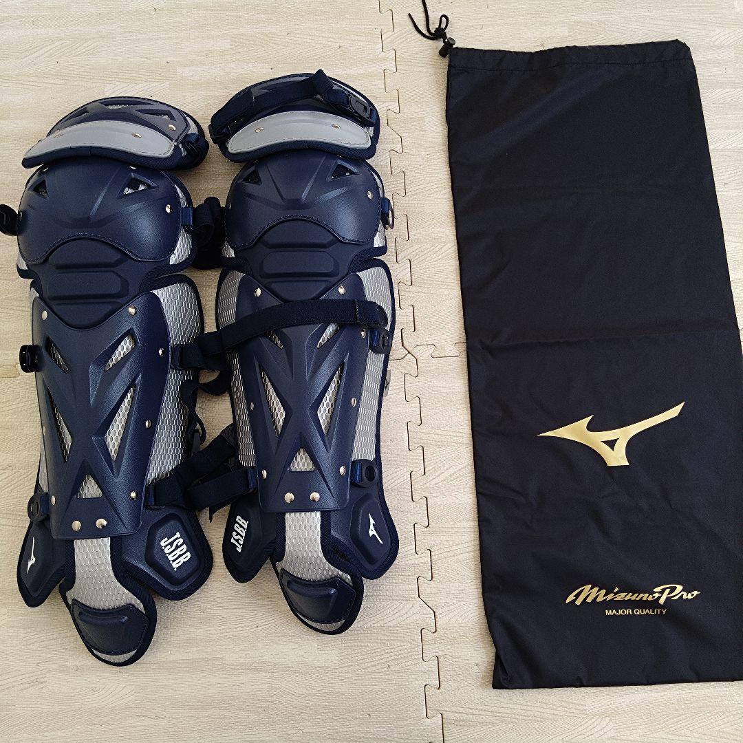 Mizuno レガース Lサイズ ネイビー
