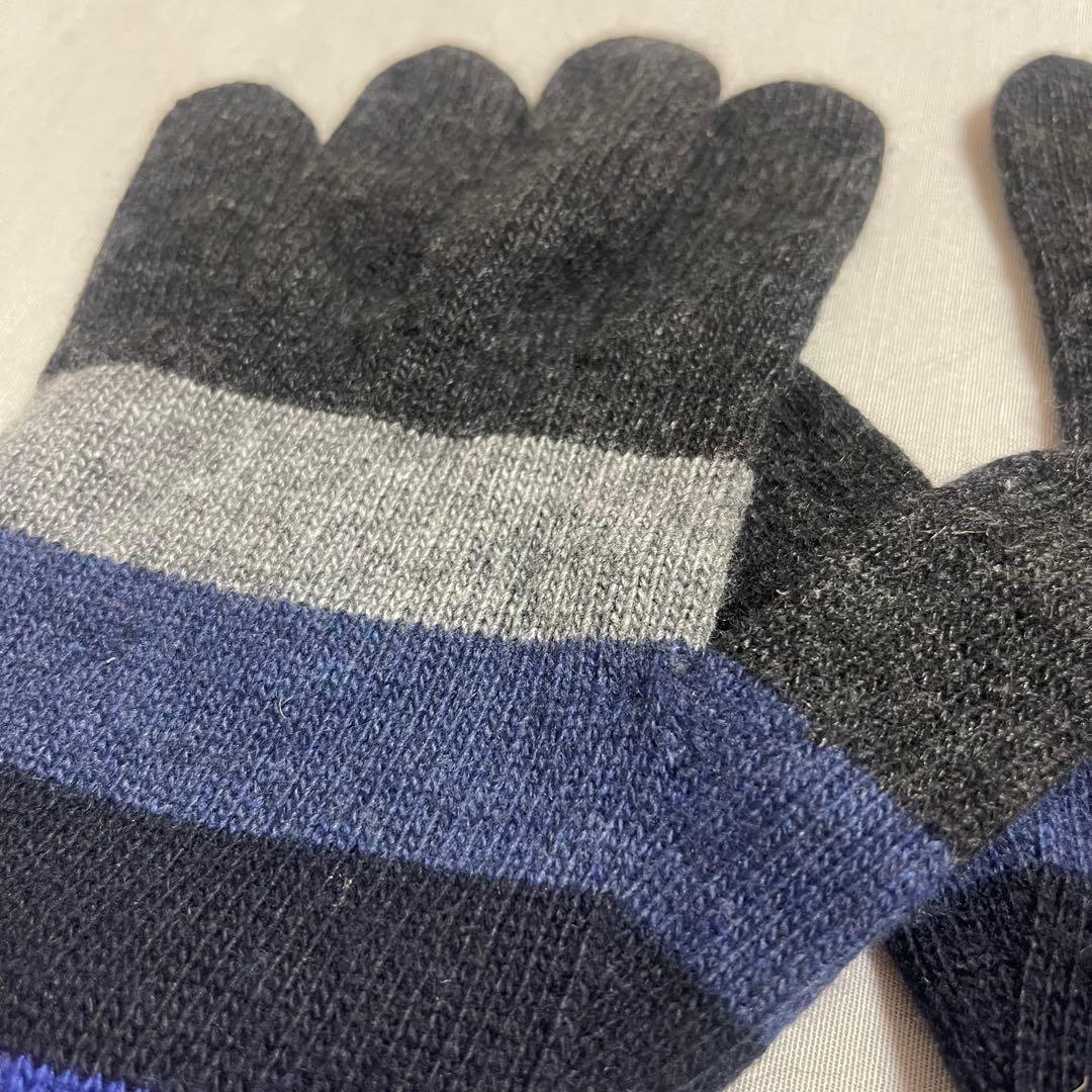 フェンディ　メンズ　マフラーと手袋 セット　ズッカ柄