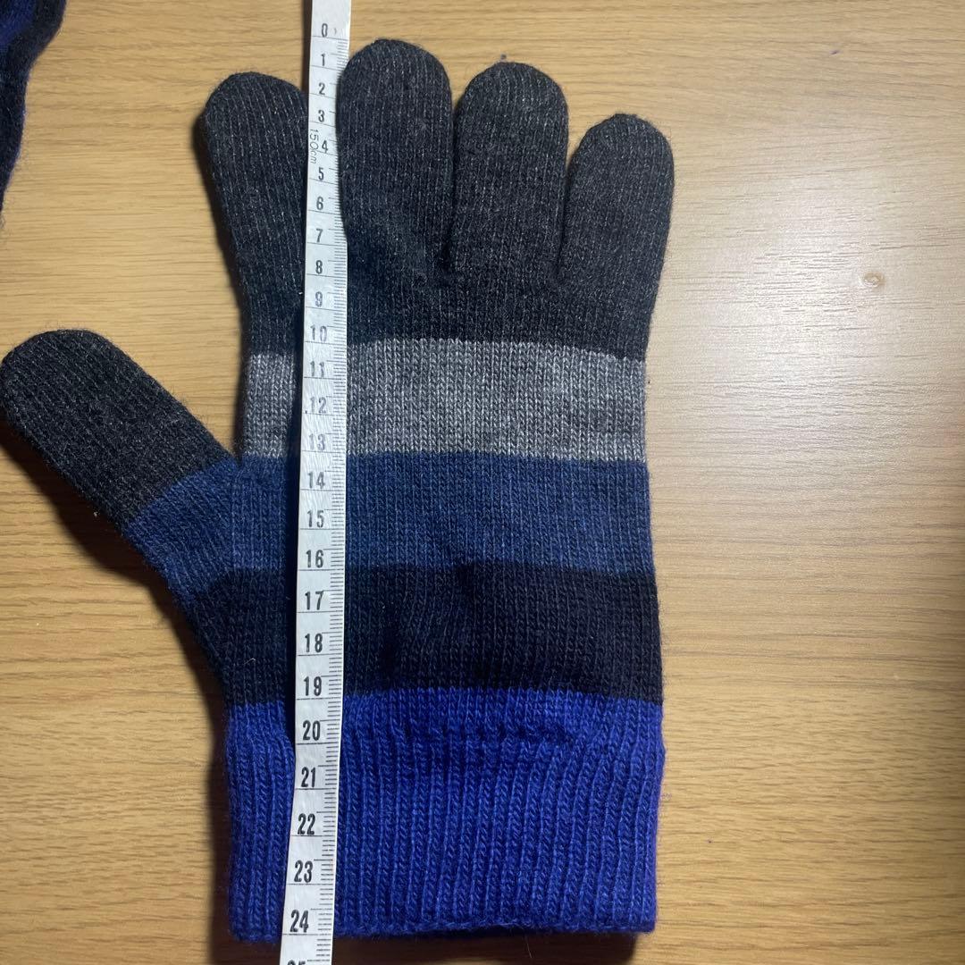 フェンディ　メンズ　マフラーと手袋 セット　ズッカ柄