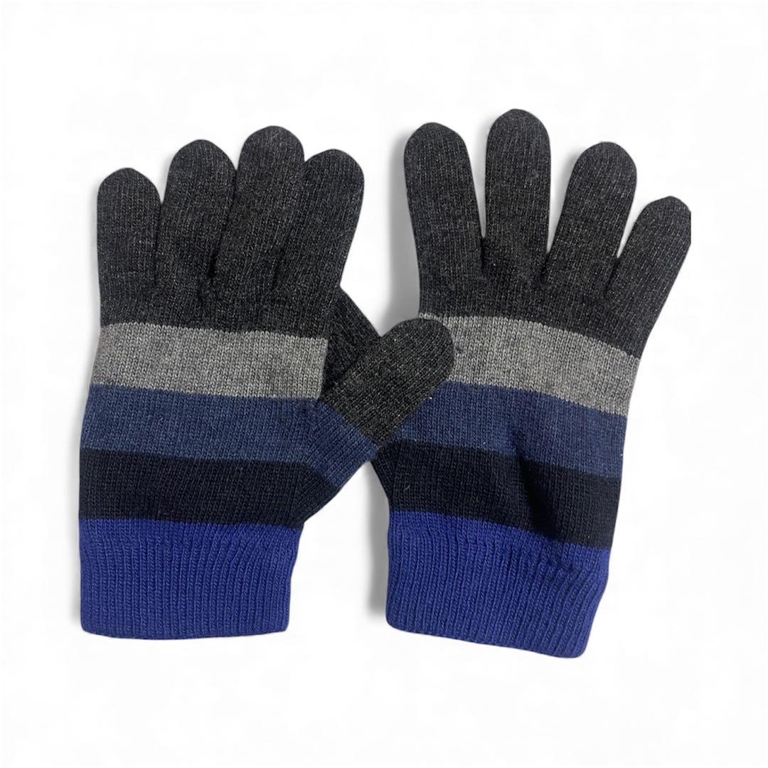 フェンディ　メンズ　マフラーと手袋 セット　ズッカ柄