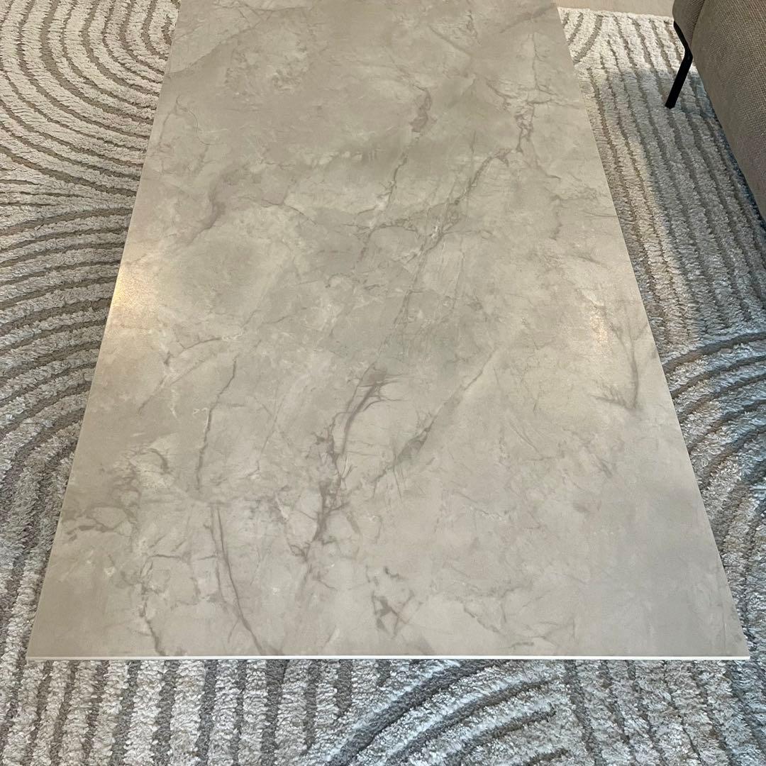 ライトグレー セラミック テーブルセンター