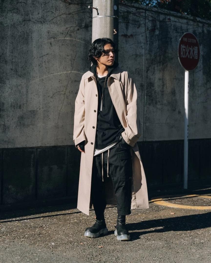 PRY EXTRM-FIT Coat beige シュウト コート ベージュ