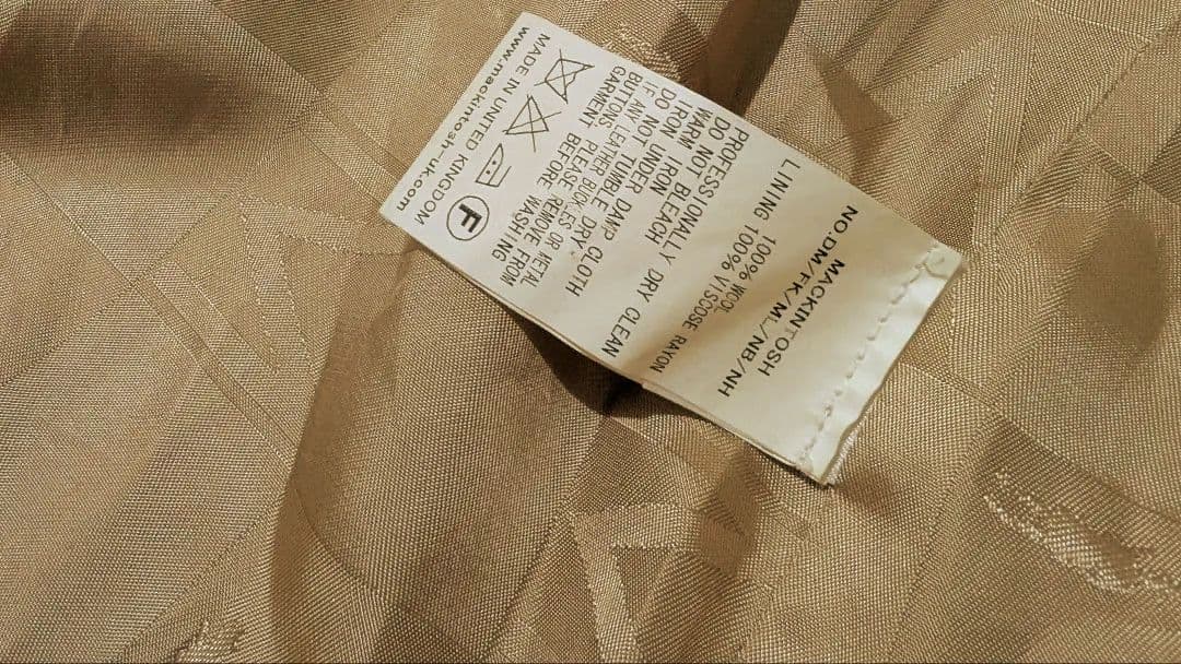 MACKINTOSH　マッキントッシュ ウール ダブルブレストジャケット 38