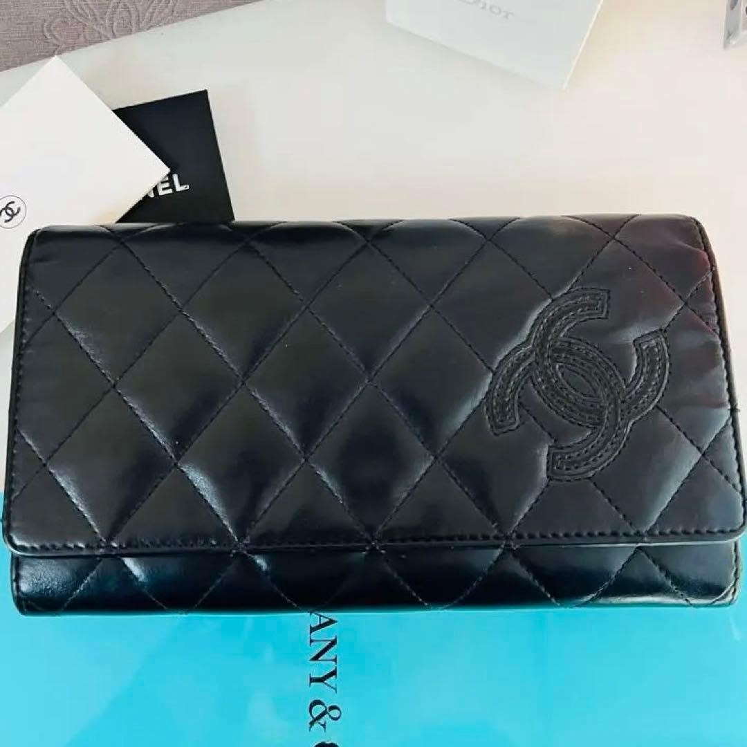 限定品　シャネル　マトラッセ　長財布