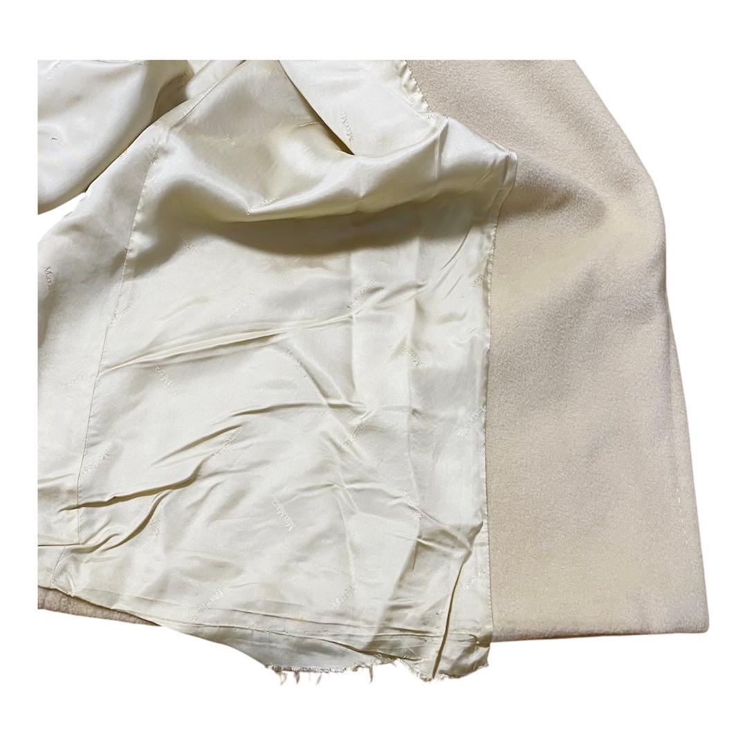 最高級 白タグ Max Mara カシミヤ混 ロングコート 羽織り　ウール　40