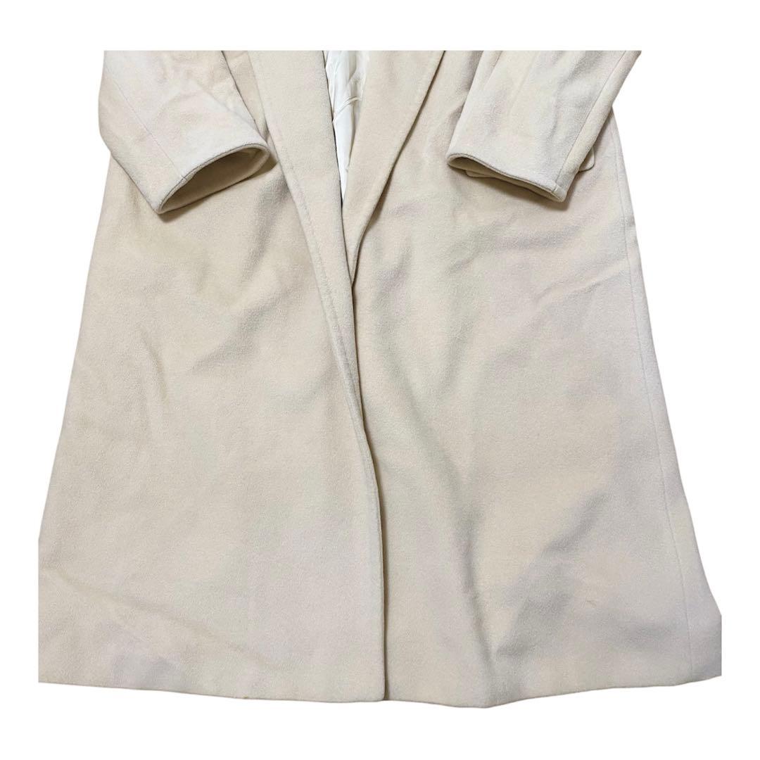 最高級 白タグ Max Mara カシミヤ混 ロングコート 羽織り　ウール　40