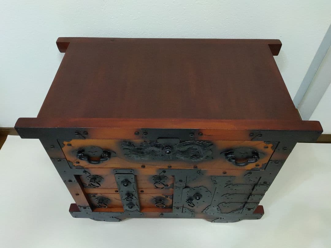 民芸調家具 和箪笥 からくり箪笥 インテリア 昭和レトロ 和 アンティーク ②