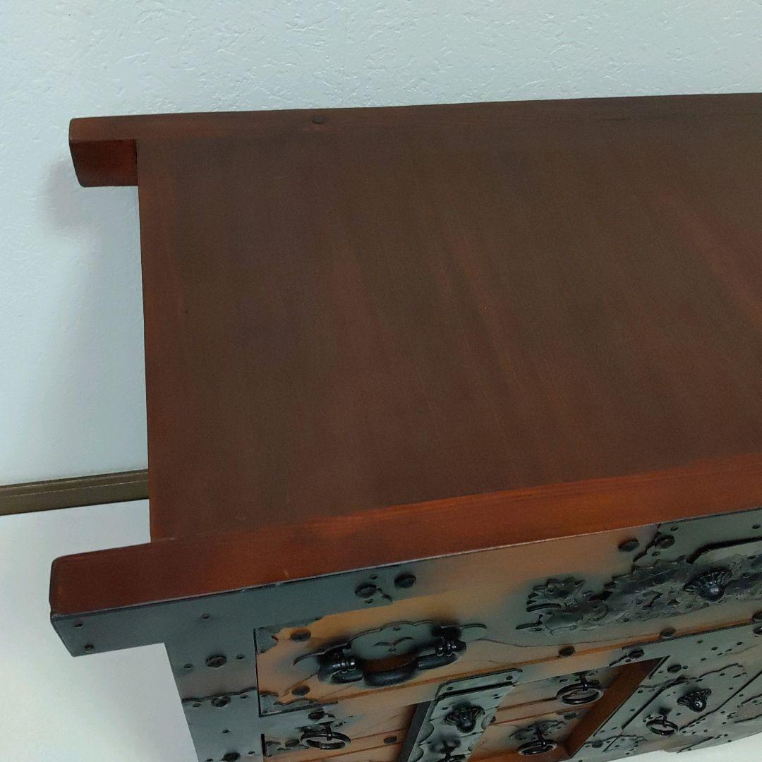 民芸調家具 和箪笥 からくり箪笥 インテリア 昭和レトロ 和 アンティーク ②