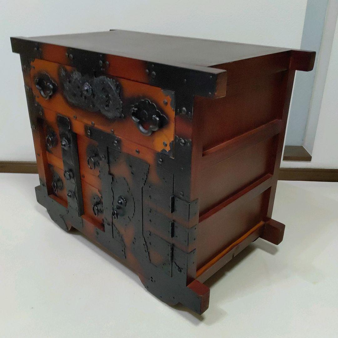 民芸調家具 和箪笥 からくり箪笥 インテリア 昭和レトロ 和 アンティーク ②