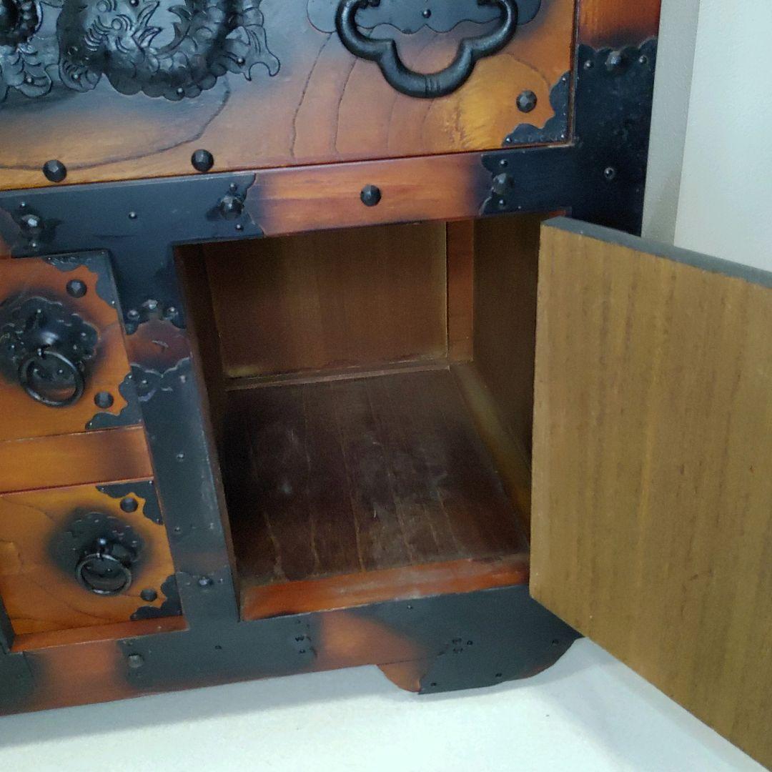 民芸調家具 和箪笥 からくり箪笥 インテリア 昭和レトロ 和 アンティーク ②