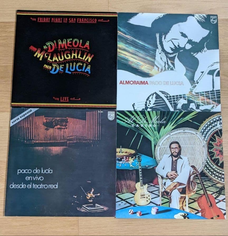 アルディメオラ パコデルシア ジョンマクラフリン レコードセット 6