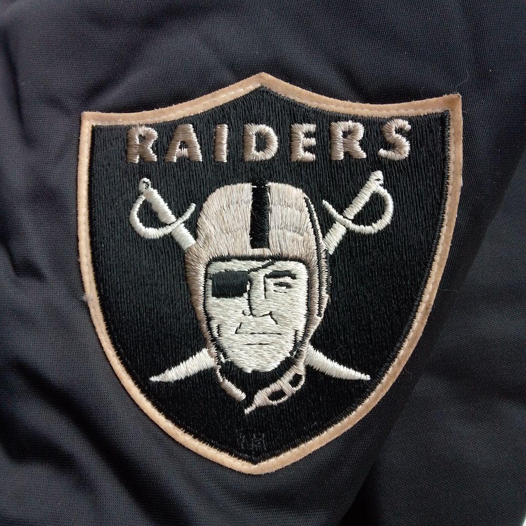 80s〜90s RAIDERS スタジャン Chalk Line L　ブラック