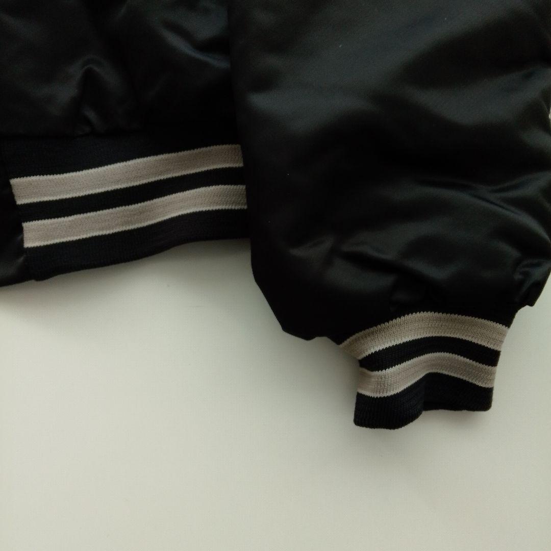 80s〜90s RAIDERS スタジャン Chalk Line L　ブラック