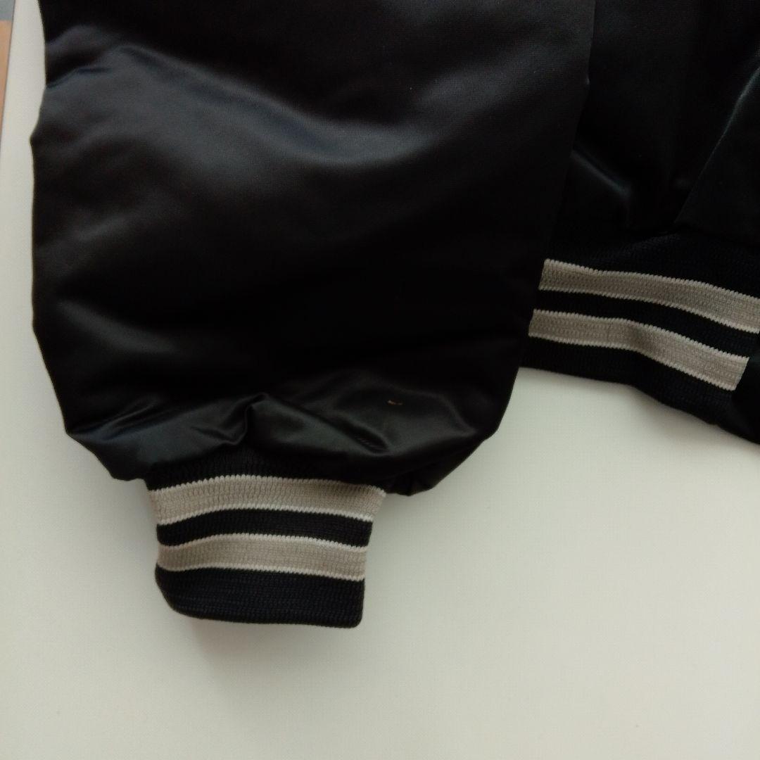 80s〜90s RAIDERS スタジャン Chalk Line L　ブラック