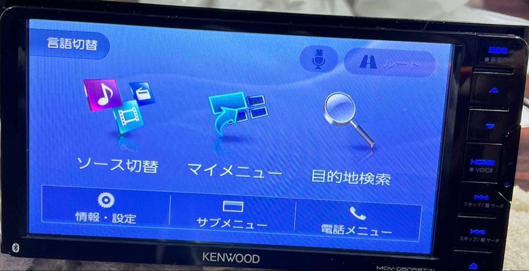 KENWOOD MDV-D100BT カーナビ