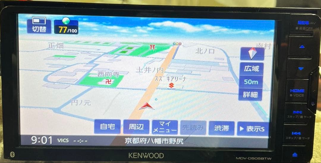 KENWOOD MDV-D100BT カーナビ