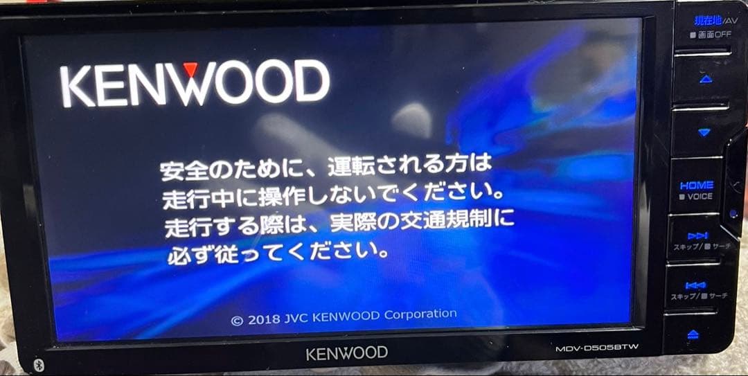 KENWOOD MDV-D100BT カーナビ