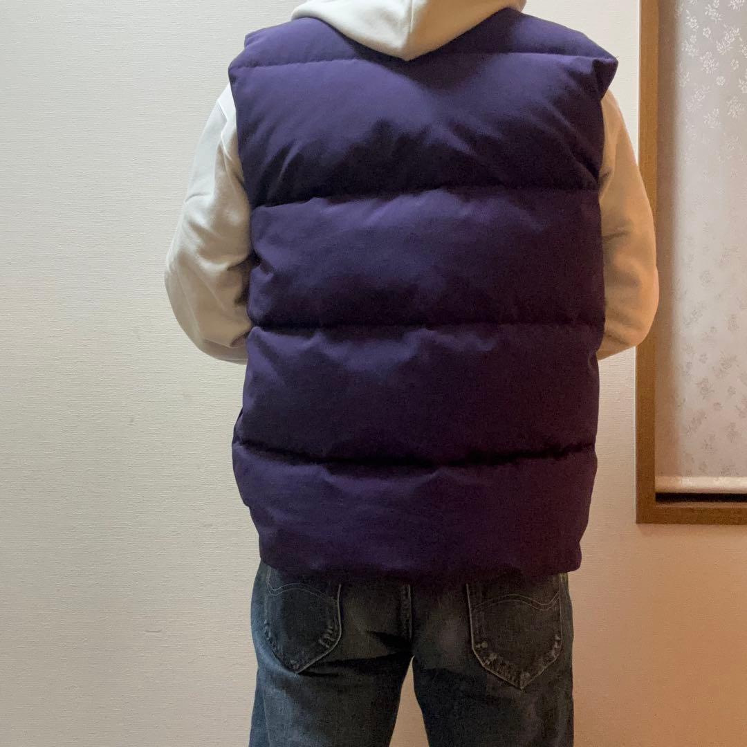   / ダウンベスト旧タグ　紫　SP