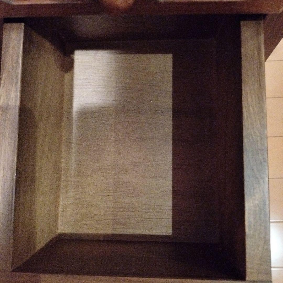 花柄の木製引き出し 9個