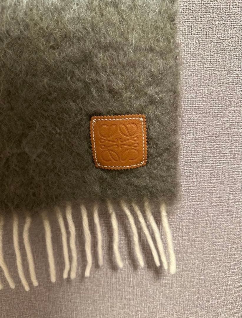 h*g様 【美品】ロエベ　LOEWE モヘアウールマフラー　マルチカラー