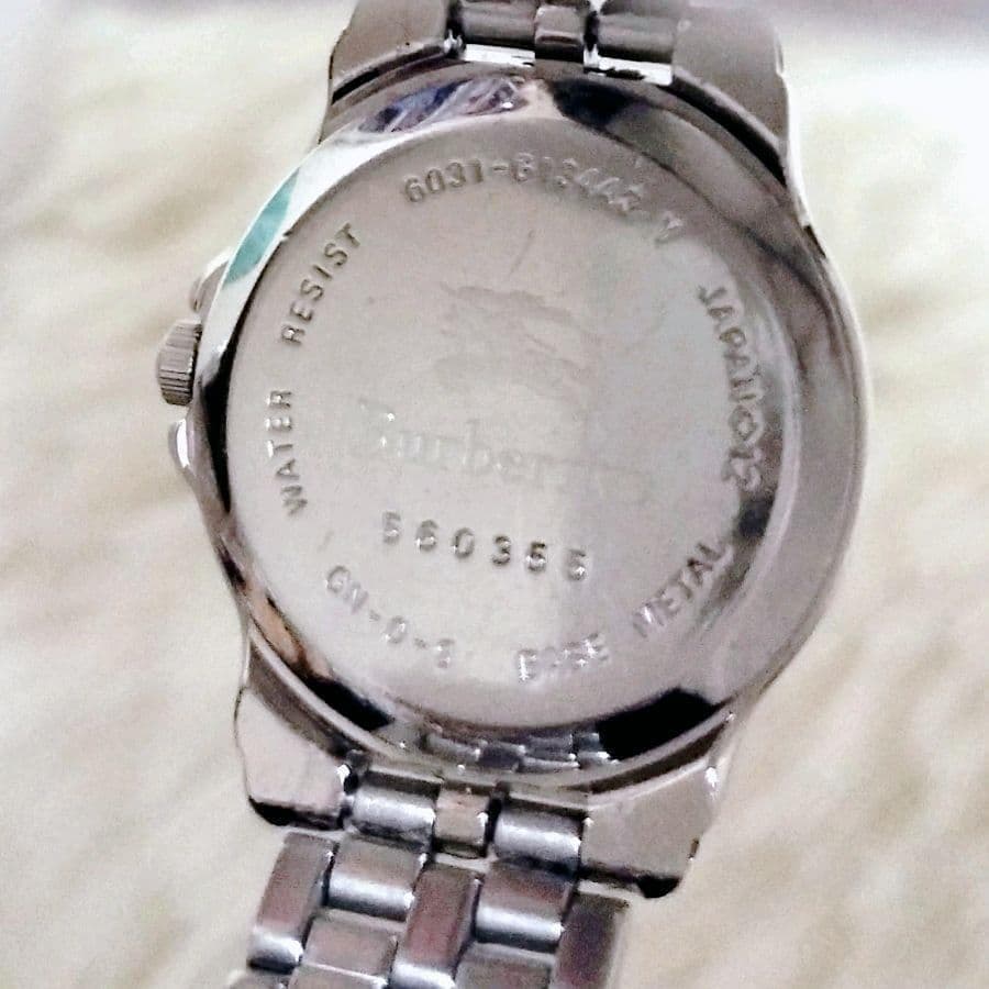 Burberrys バーバリー ブラック 金 ホースロゴ 文字盤黒 動作品