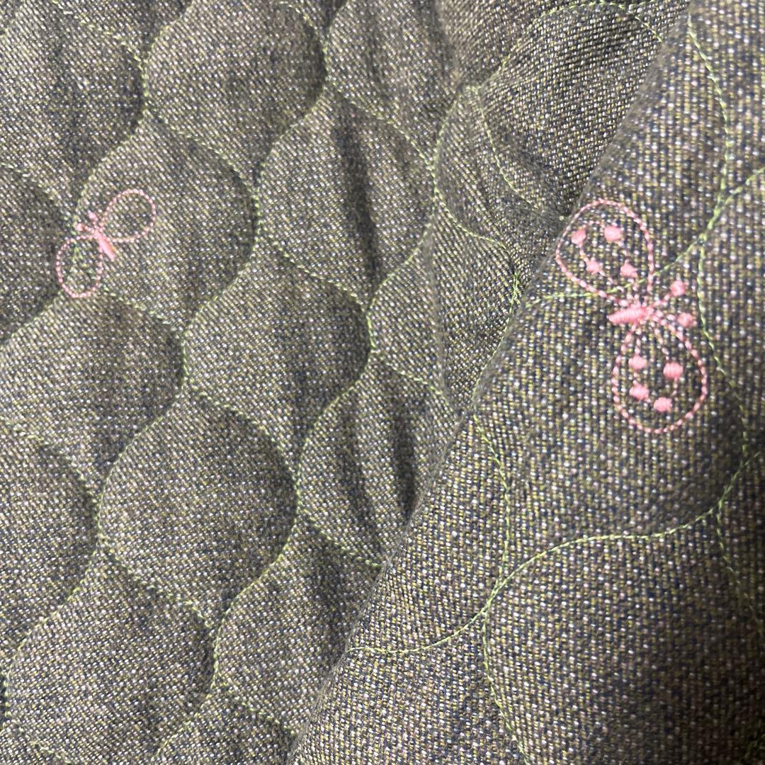 最終　ミナペルホネン　キルティングジャケット ブラウン160