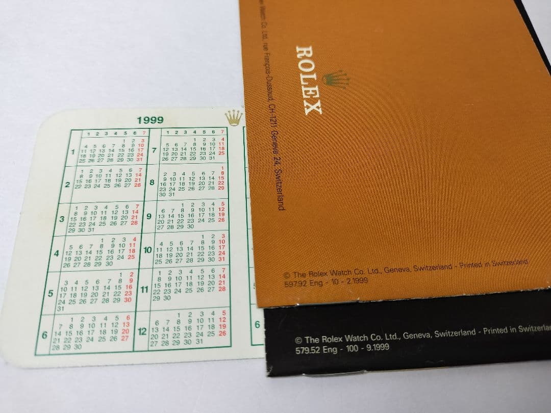 ROLEX EXPLORER14270 付属品一式 1999年製