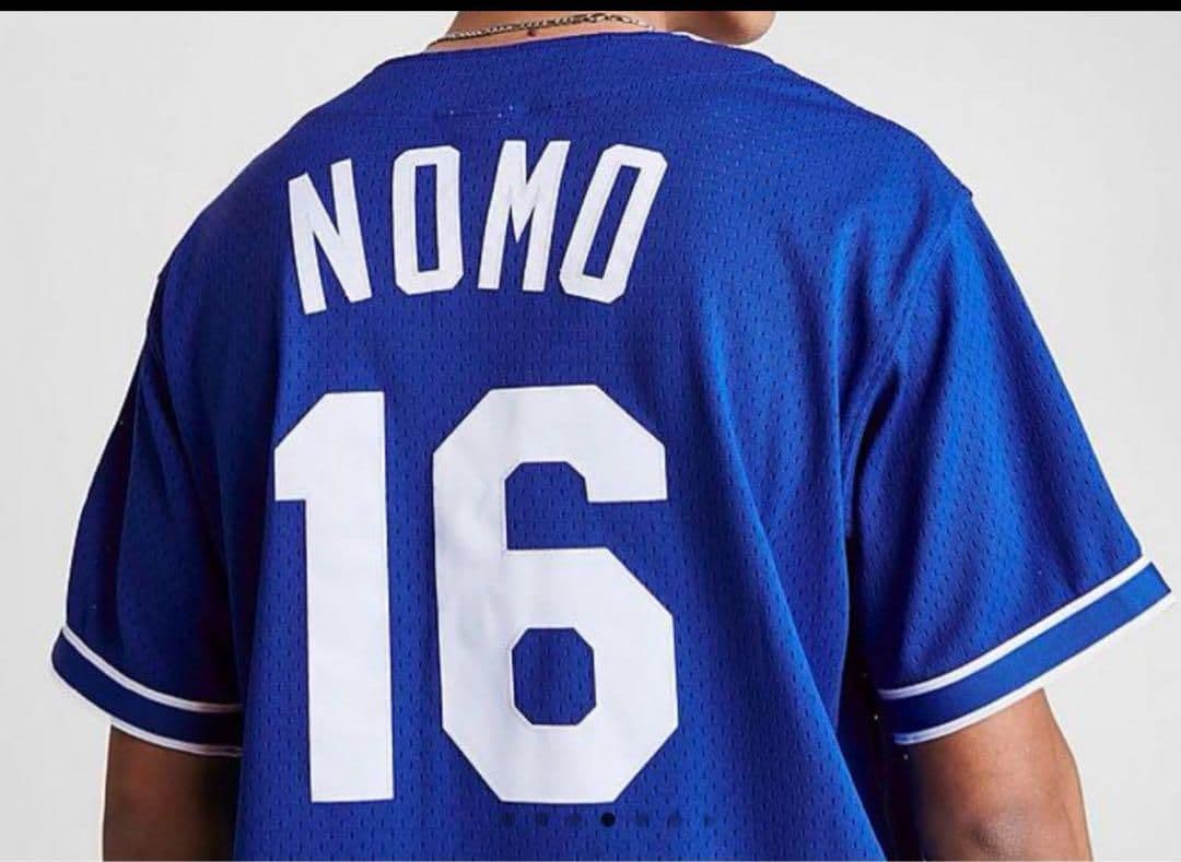 希少 90s ドジャース ベースボールシャツ アメリカ製 野茂英雄 16