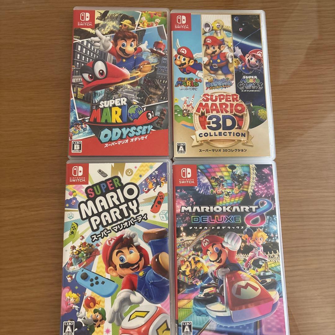 任天堂Switch マリオシリーズ 4本セット