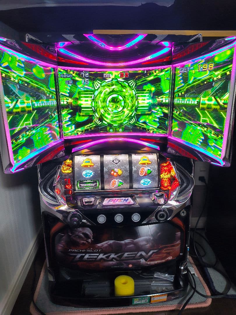 電*ん様 パチスロ 実機 鉄拳5 不要機付き 極美品