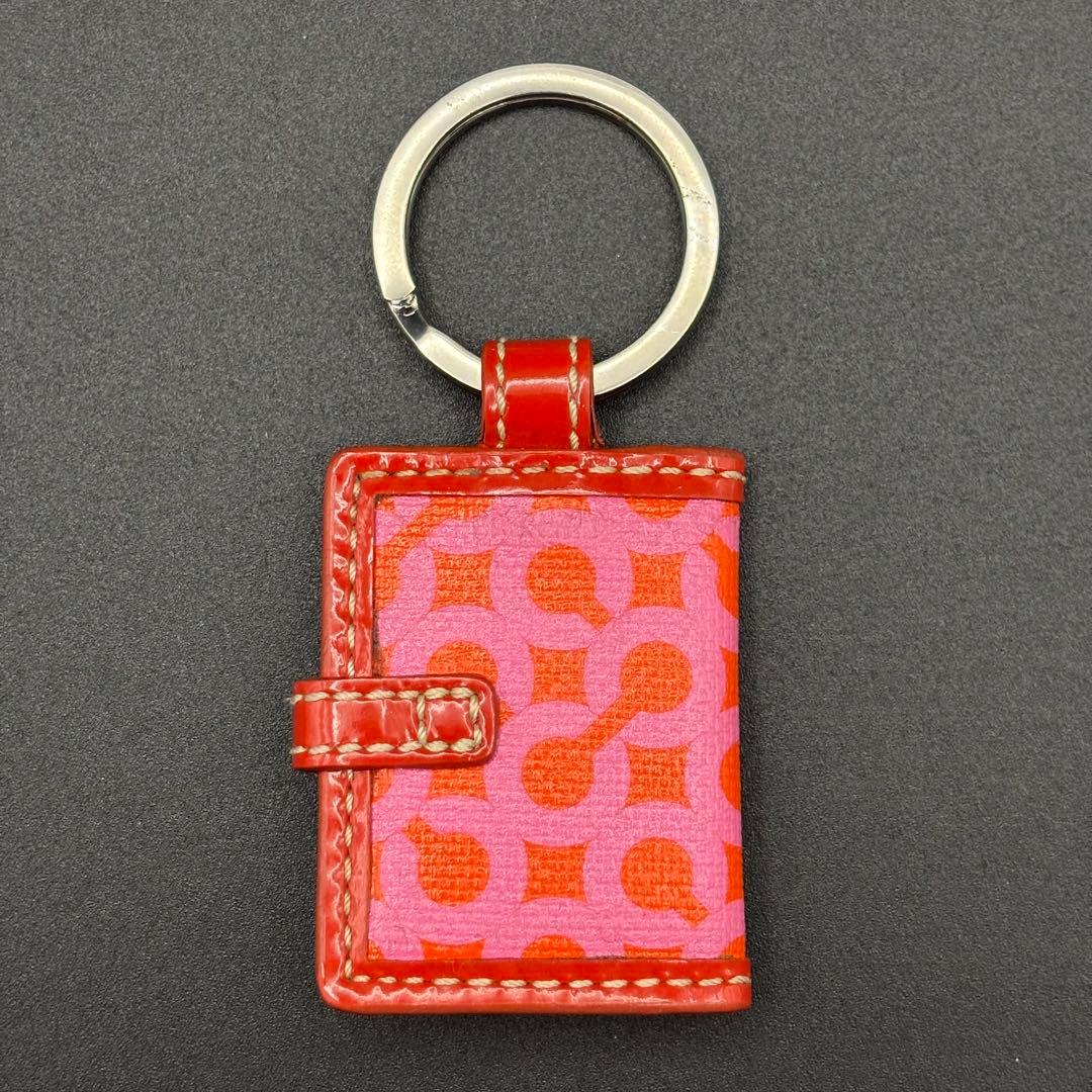 美品✨COACH Picture Frame Charm Black Red