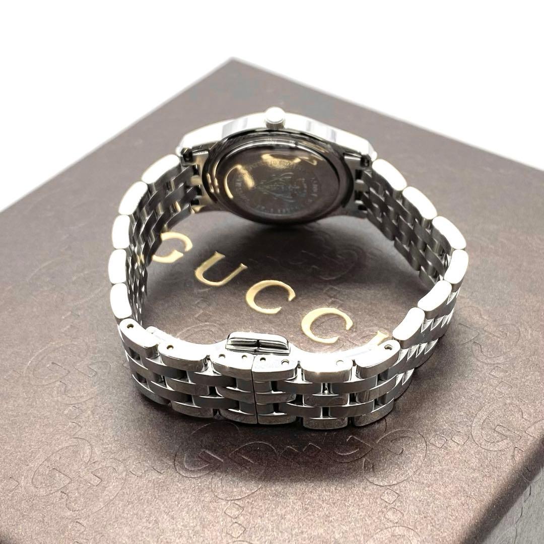極良品☆稼働　GUCCI　新品電池　11Pダイヤ　5500L レディース腕