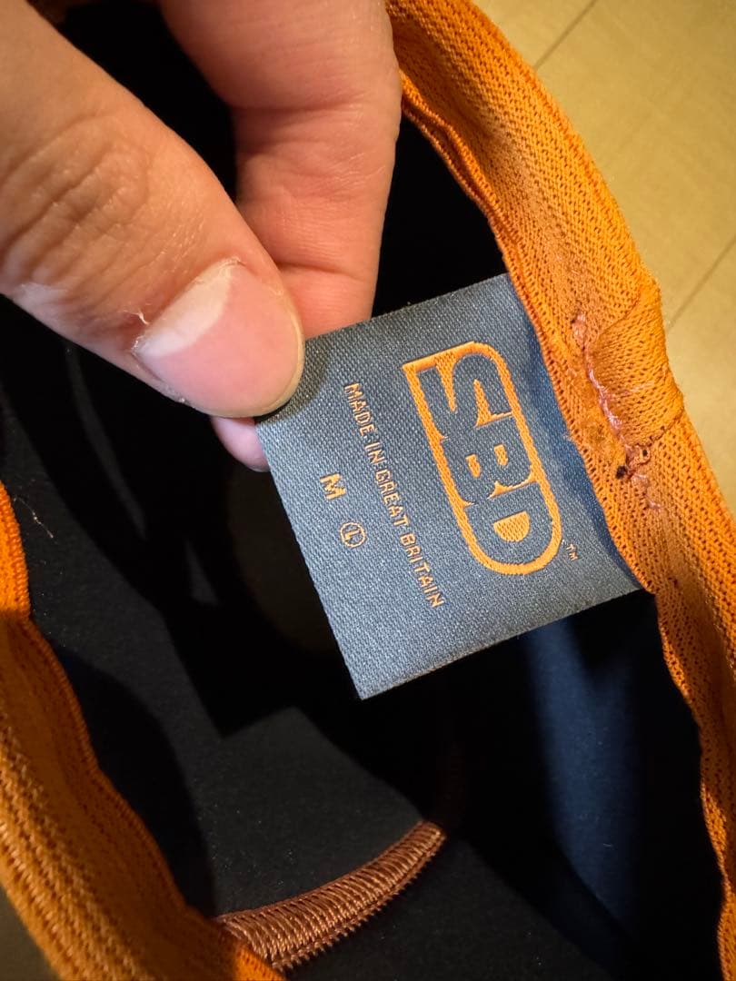 SBD ニースリーブMサイズ グレー/オレンジ