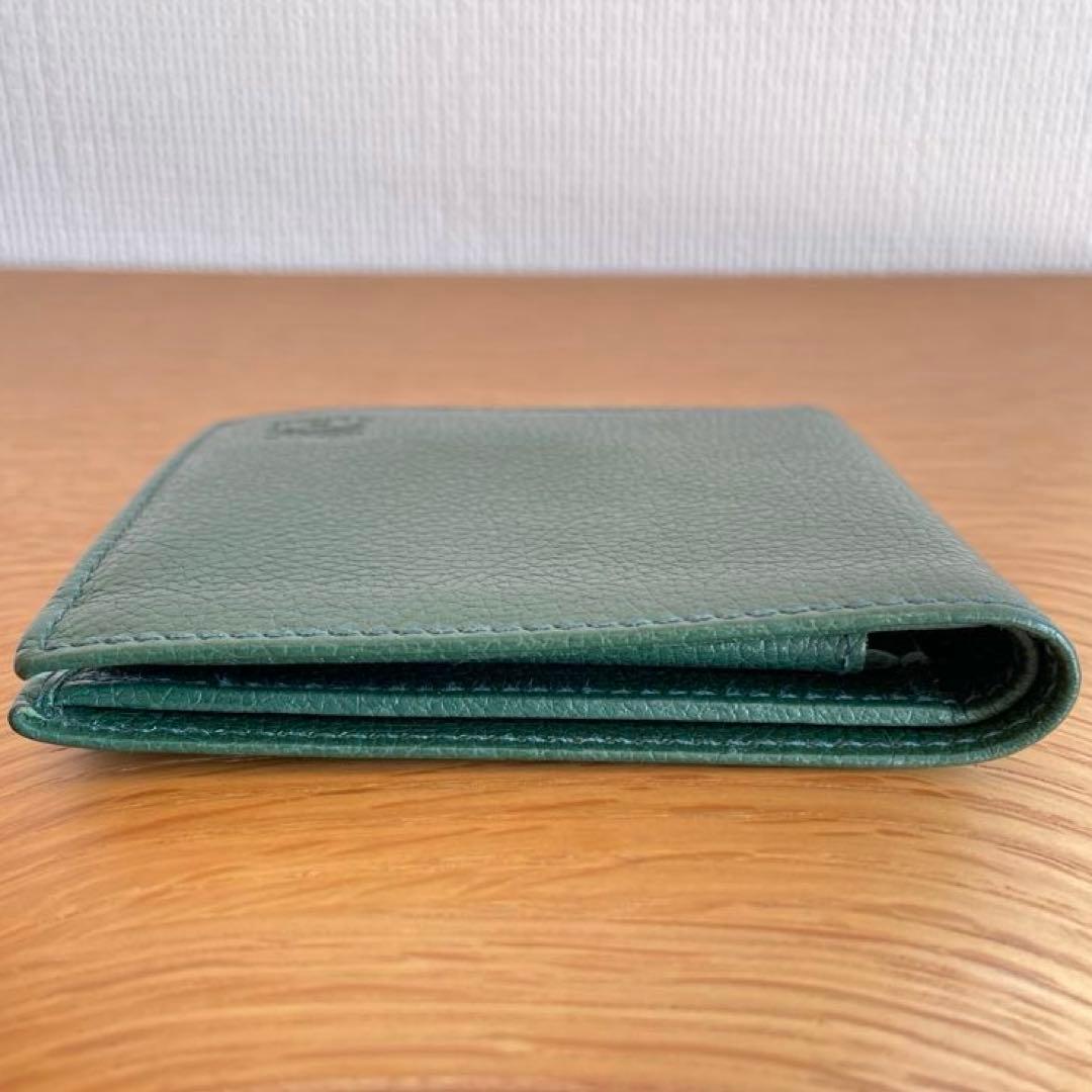 IL BISONTE イルビゾンテ　レザー二つ折りウォレット　小銭入れ付き財布