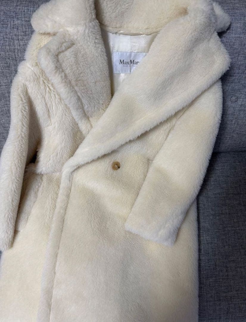 Max Mara【マックスマーラー】テディコート ホワイト XS