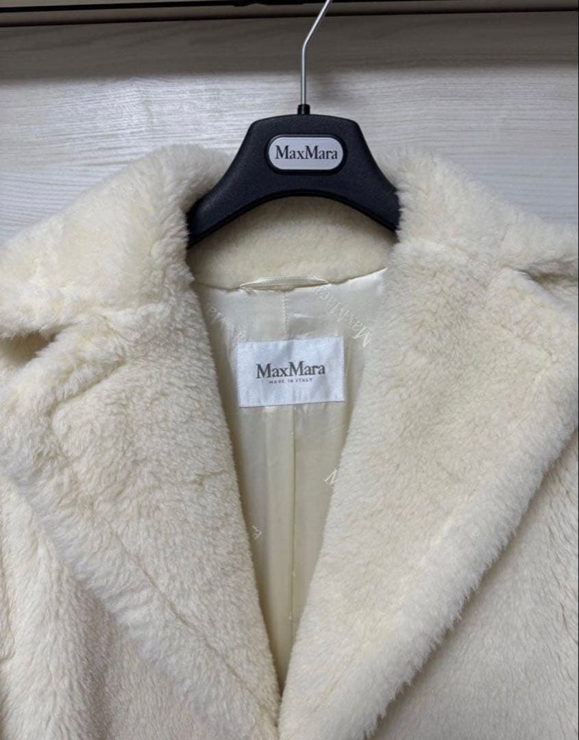 Max Mara【マックスマーラー】テディコート ホワイト XS