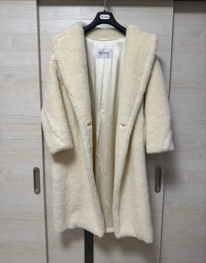 Max Mara【マックスマーラー】テディコート ホワイト XS