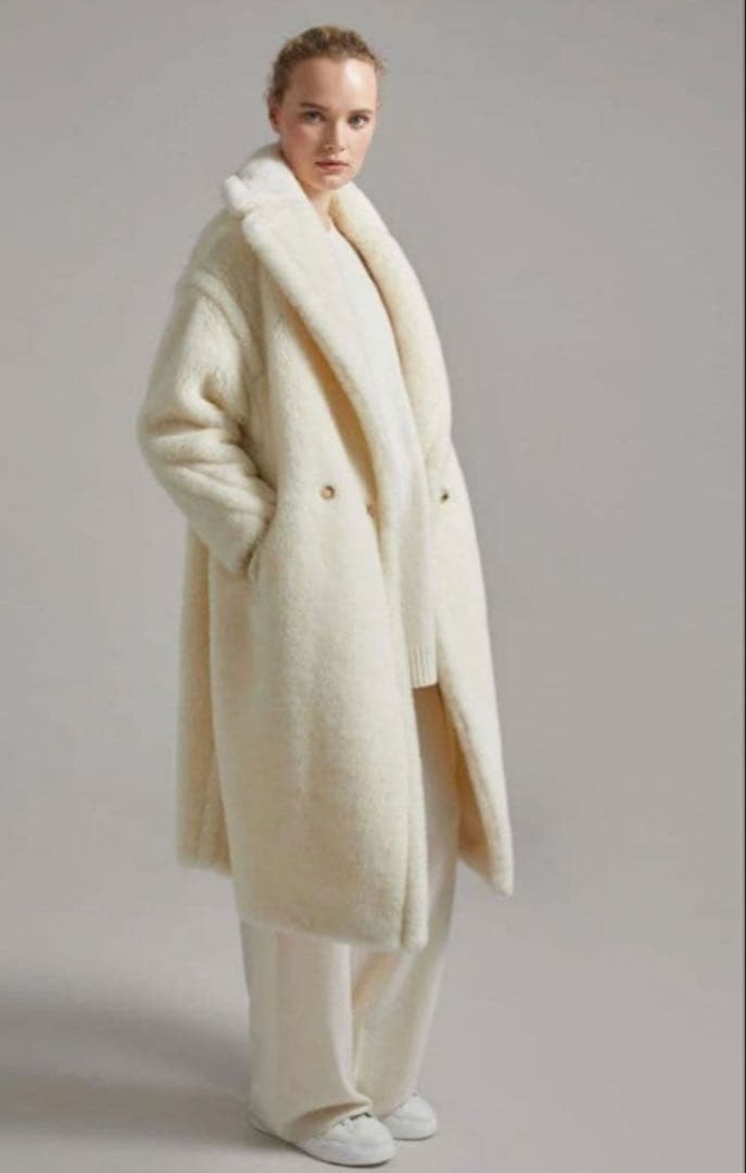 Max Mara【マックスマーラー】テディコート ホワイト XS